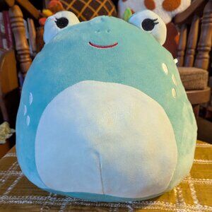 Seafoam Green Frog Squishmallow, 10"